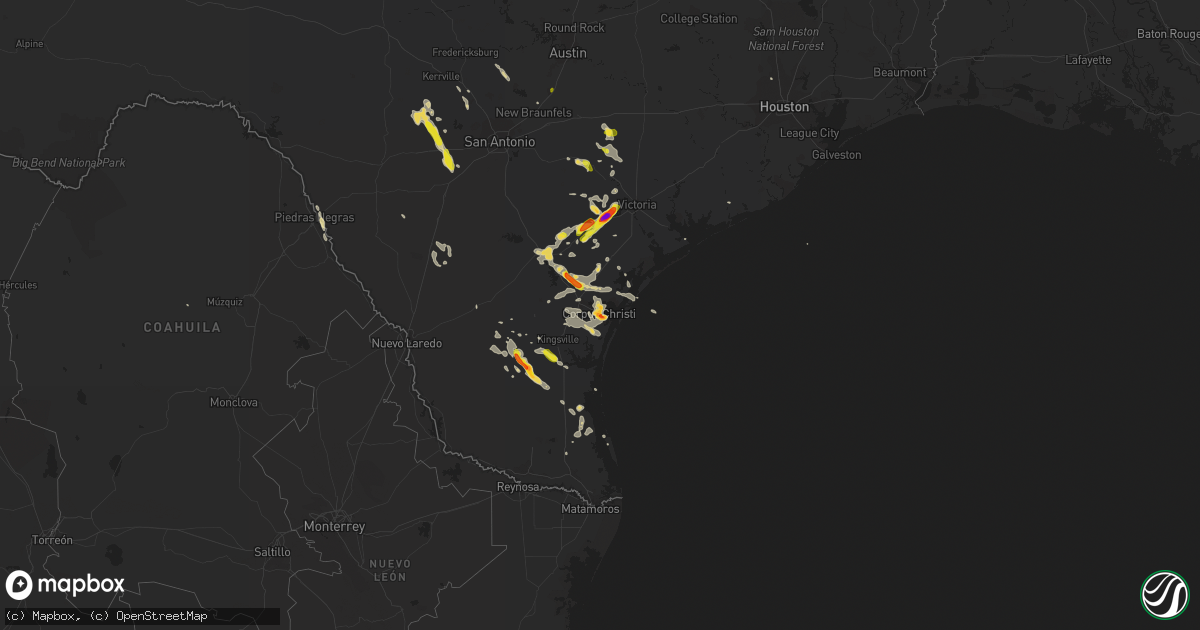 Hail map on June 4, 2017