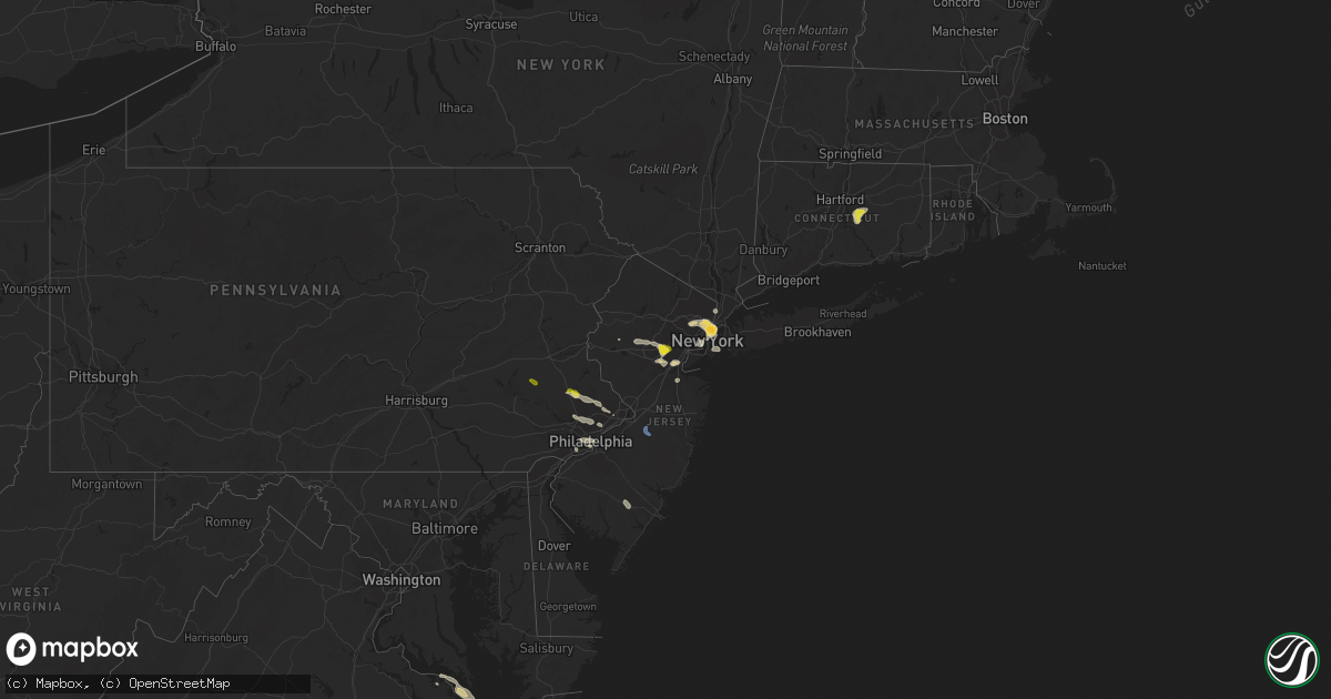 Hail map on June 4, 2021