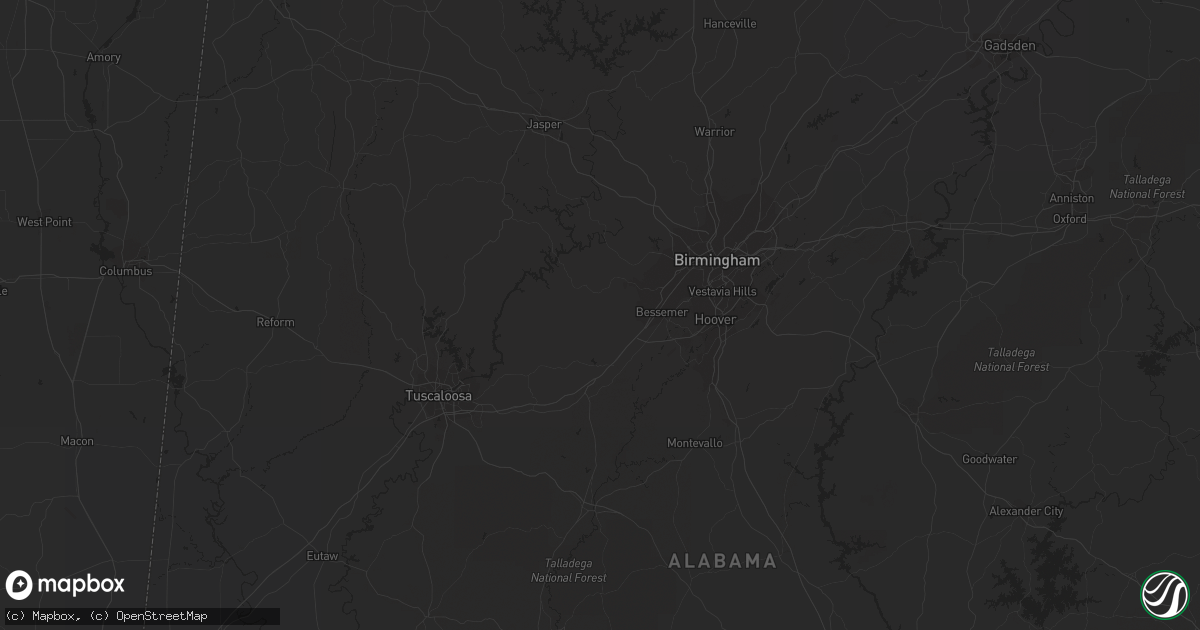 Hail map in Lafayette, LA on June 4, 2023