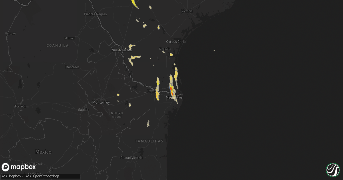 Hail map on June 4, 2023