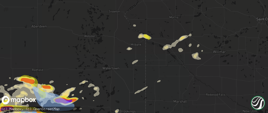 Hail map in Labolt, SD on June 4, 2026