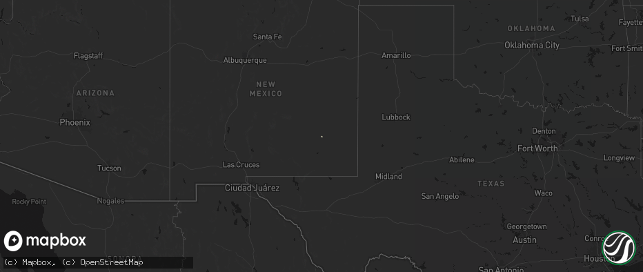 Hail map on June 4, 2026