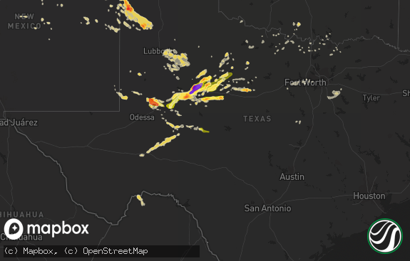 Hail map preview on 06-05-2013