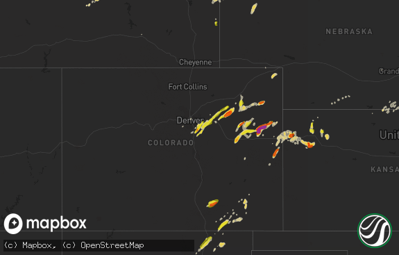 Hail map preview on 06-05-2015