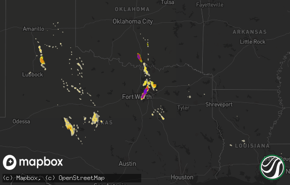 Hail map preview on 06-05-2018