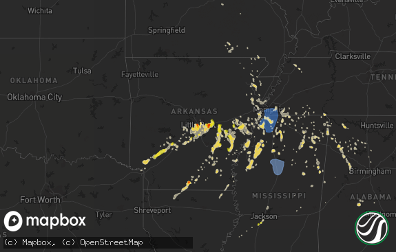 Hail map preview on 06-05-2020