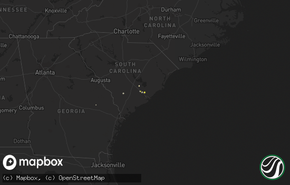 Hail map preview on 06-05-2021