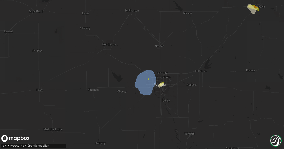 Hail map in Colwich, KS on June 5, 2023