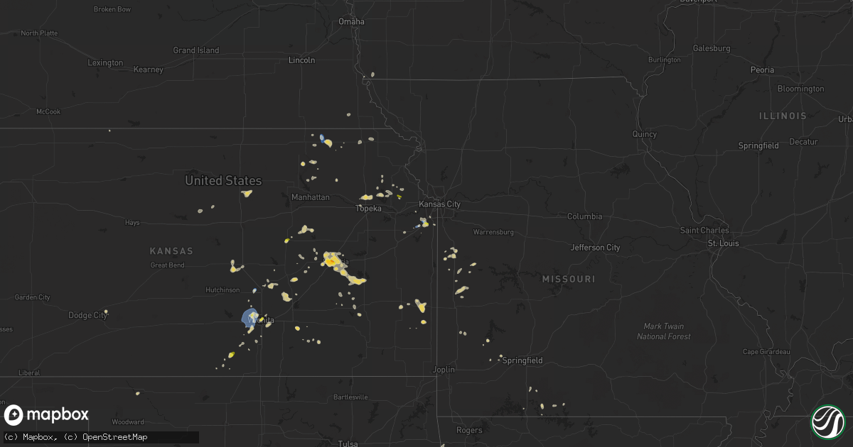 Hail map on June 5, 2023