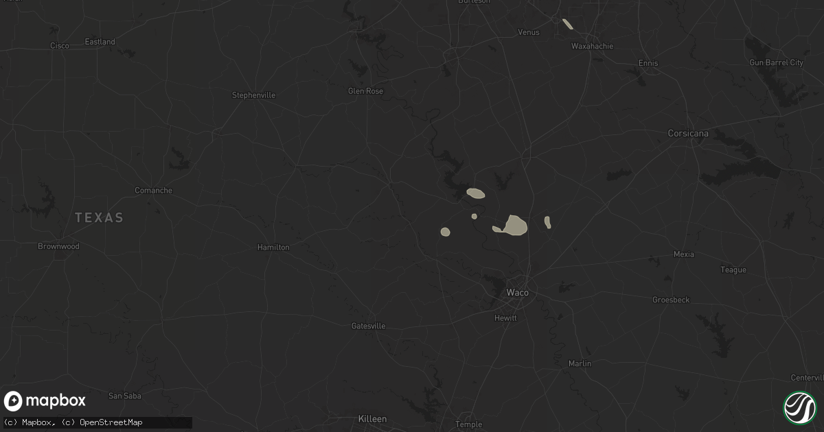 Hail map in Clifton, TX on June 5, 2024