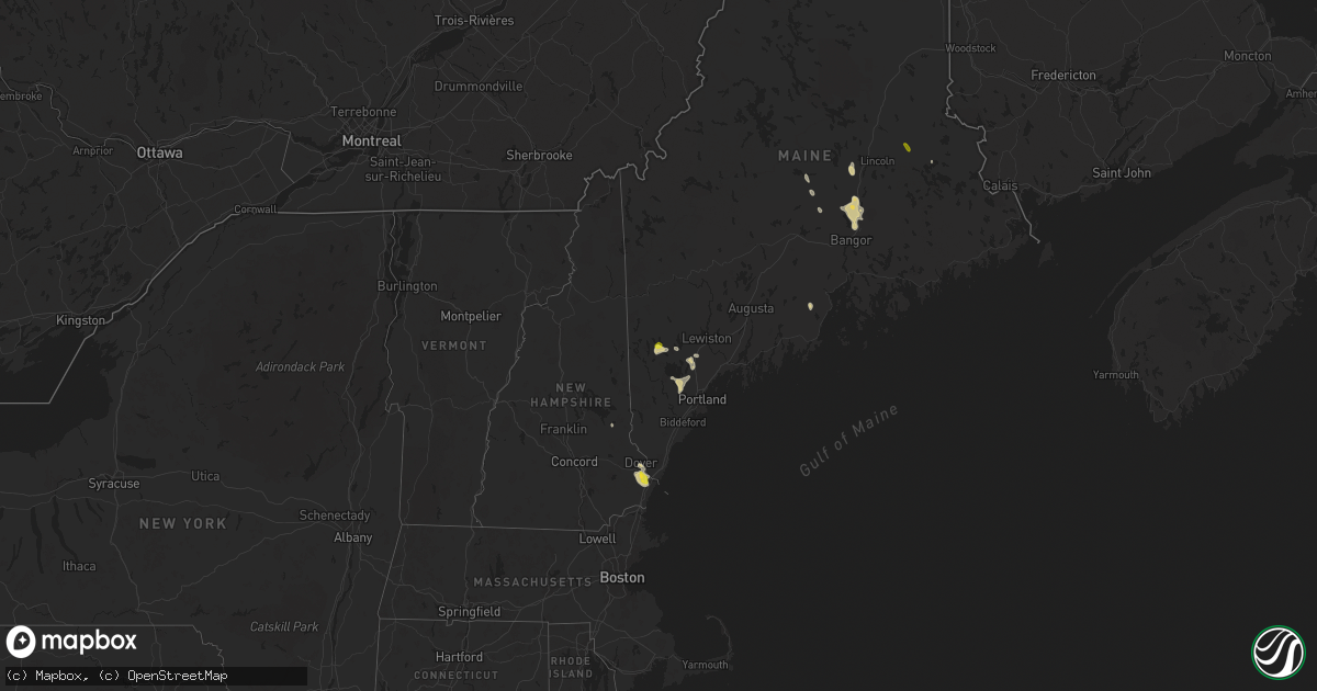 Hail map on June 5, 2024
