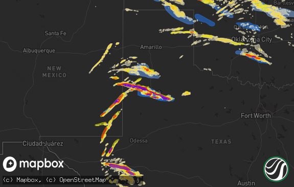 Hail map preview on 06-05-2025