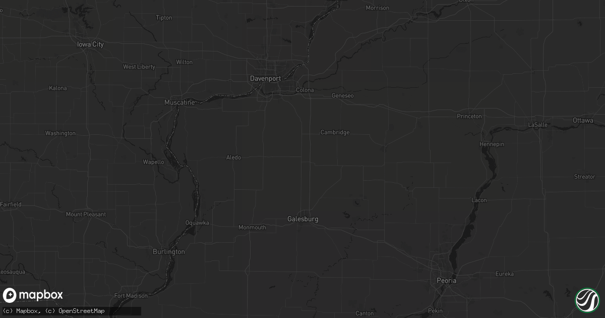 Hail map in Alpha, IL on June 5, 2026