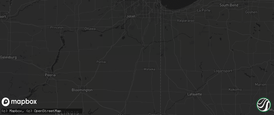 Hail map in Clifton, IL on June 5, 2026