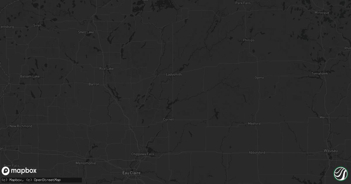 Hail map in Conrath, WI on June 5, 2026