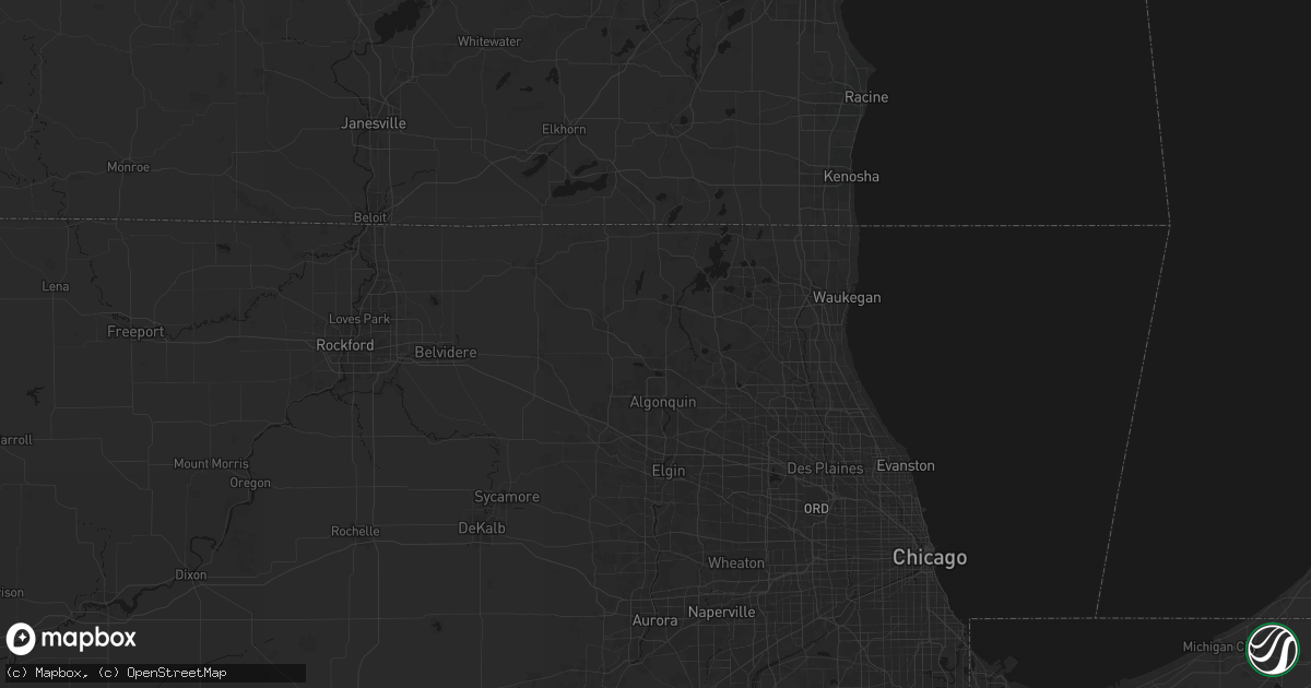 Hail map in Crystal Lake, IL on June 5, 2026