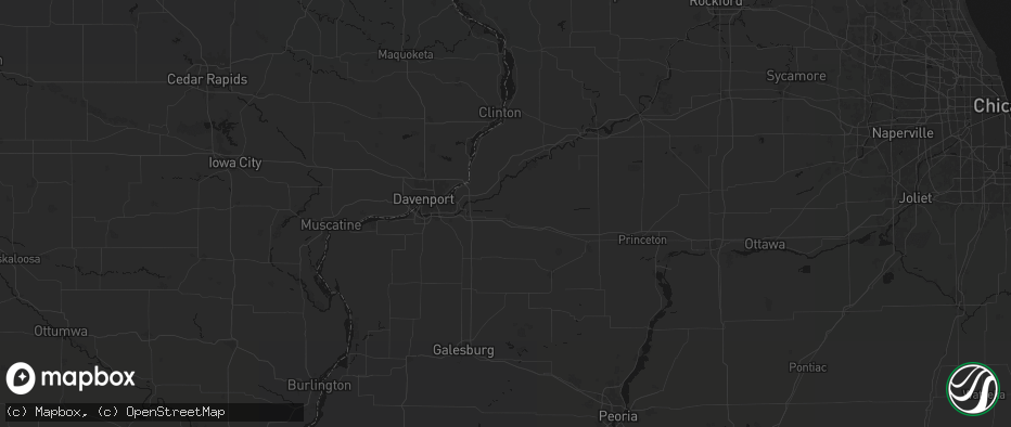 Hail map in Geneseo, IL on June 5, 2026