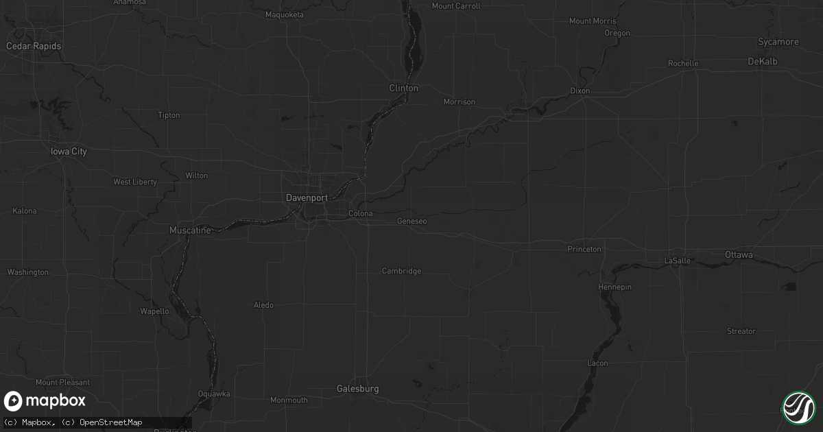 Hail map in Geneseo, IL on June 5, 2026