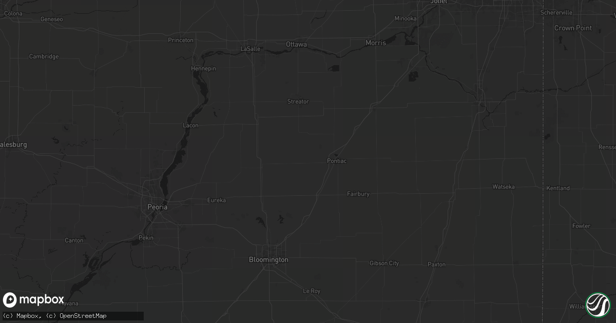 Hail map in Graymont, IL on June 5, 2026