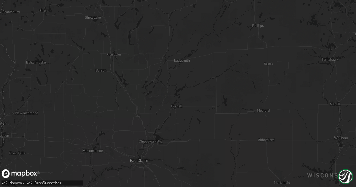 Hail map in Holcombe, WI on June 5, 2026
