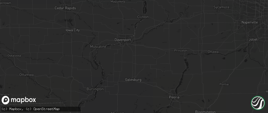 Hail map in Lynn Center, IL on June 5, 2026