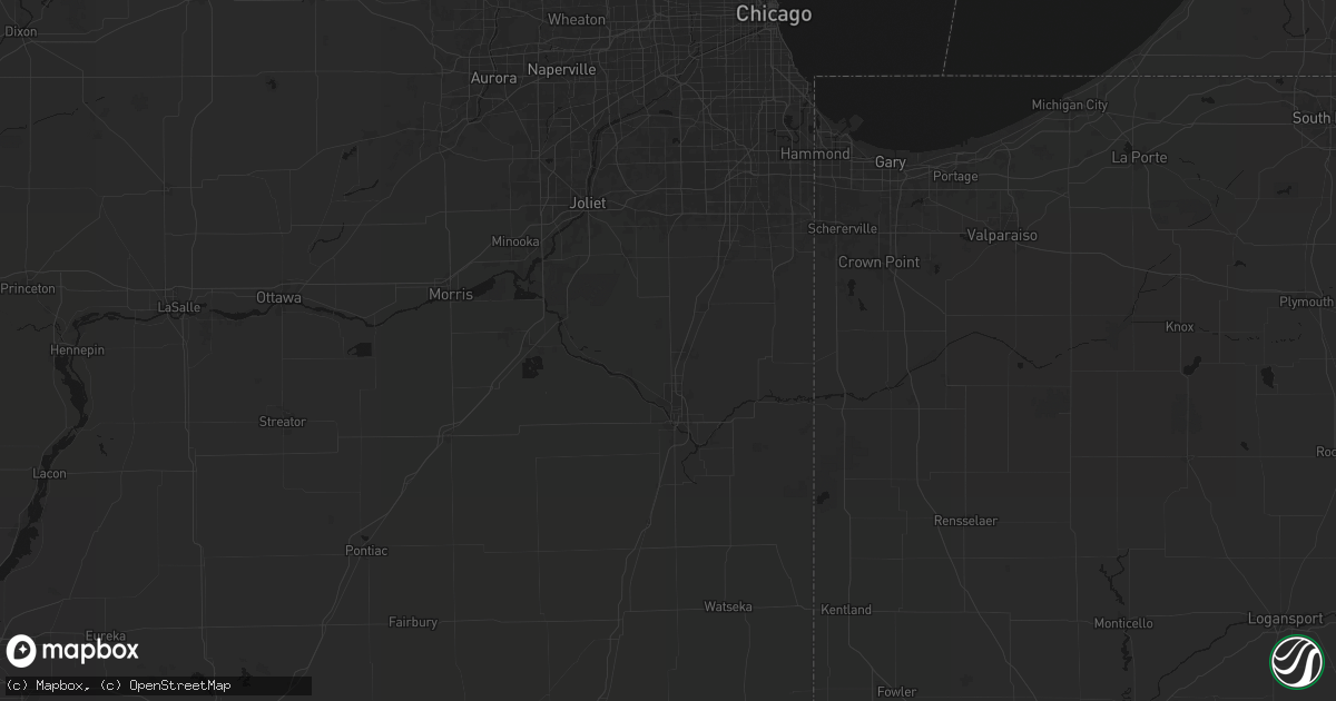 Hail map in Manteno, IL on June 5, 2026