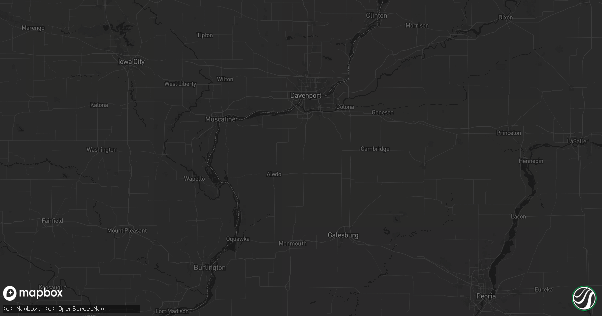 Hail map in Matherville, IL on June 5, 2026