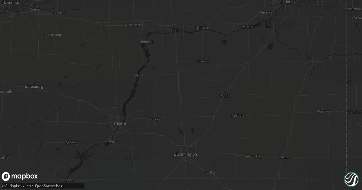 Hail map in Minonk, IL on June 5, 2026