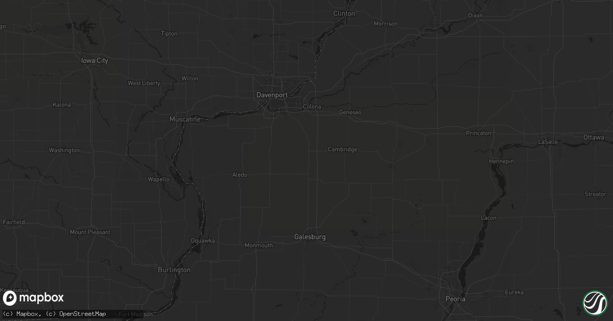 Hail map in Ophiem, IL on June 5, 2026