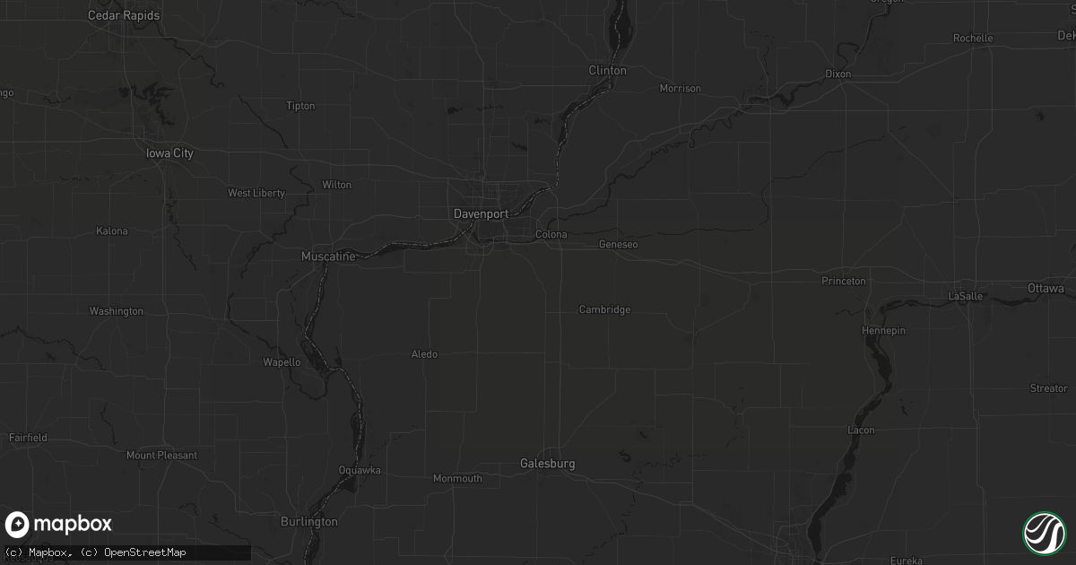 Hail map in Orion, IL on June 5, 2026