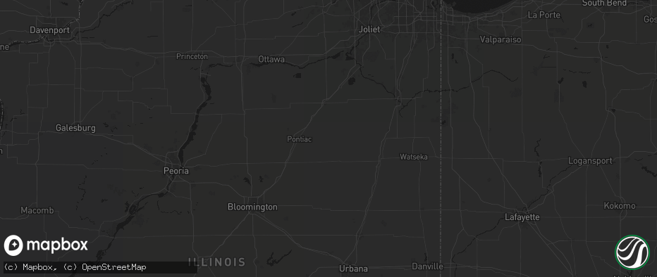 Hail map in Saunemin, IL on June 5, 2026
