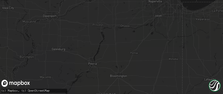 Hail map in Toluca, IL on June 5, 2026