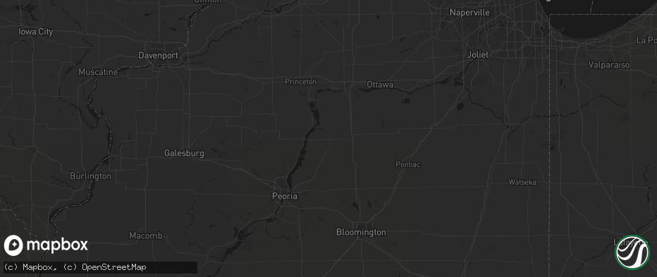 Hail map in Varna, IL on June 5, 2026