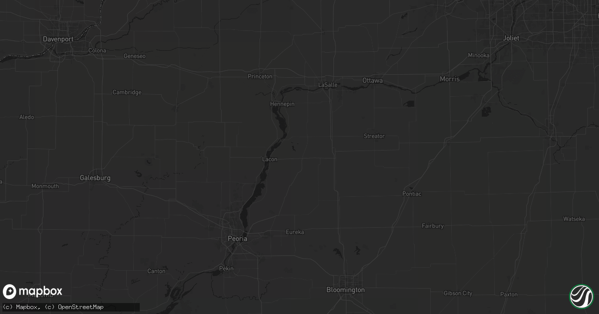 Hail map in Varna, IL on June 5, 2026