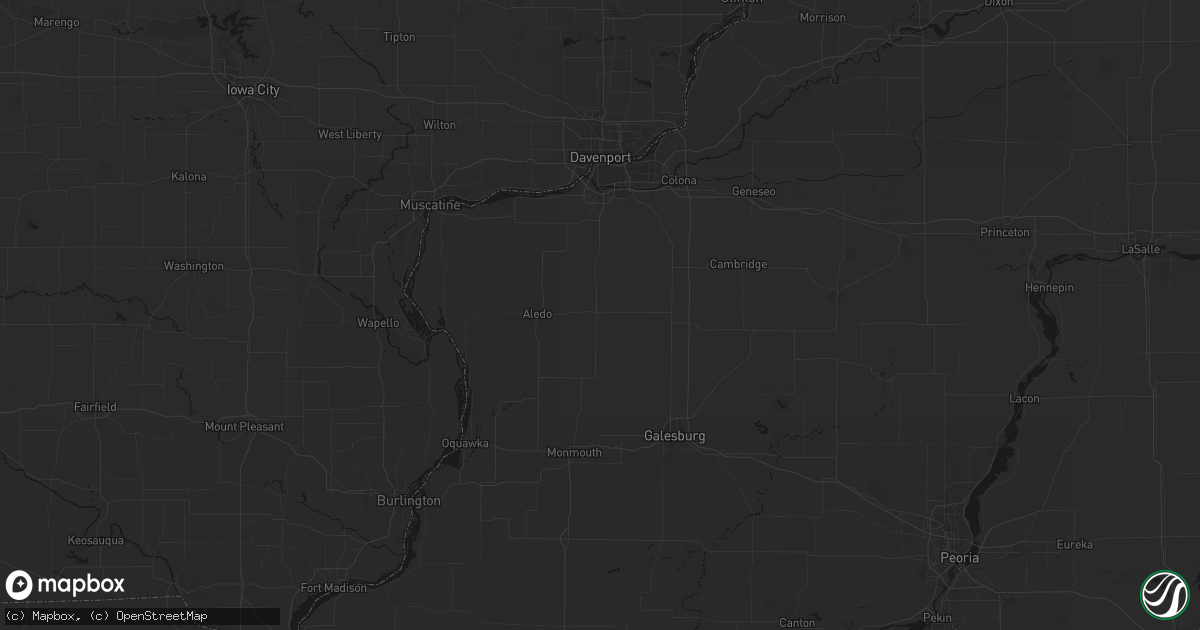 Hail map in Viola, IL on June 5, 2026