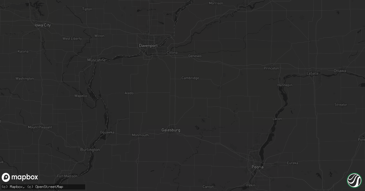 Hail map in Woodhull, IL on June 5, 2026