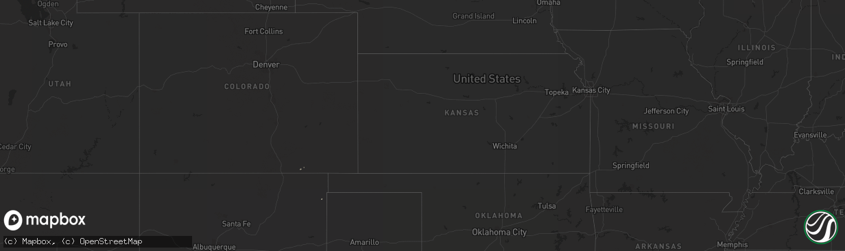 Hail map on June 6, 2011