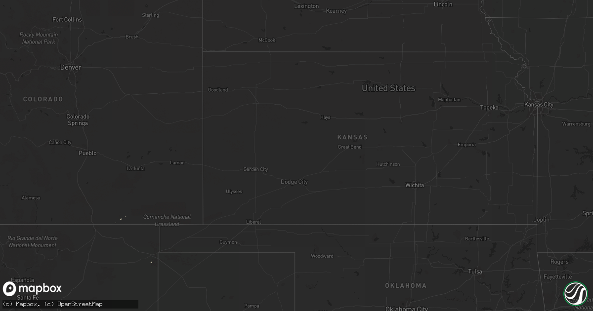 Hail map on June 6, 2011
