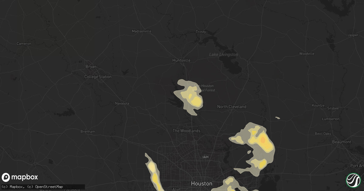 Hail map in Willis, TX on June 6, 2013