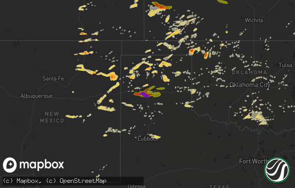 Hail map preview on 06-06-2014