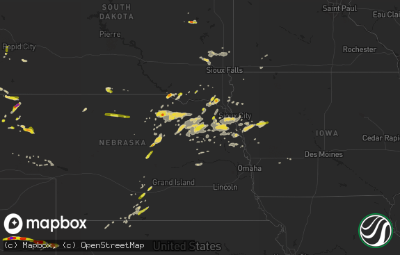 Hail map preview on 06-06-2015