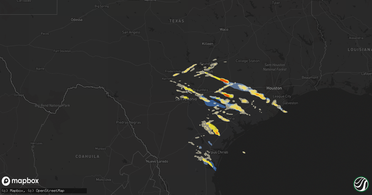 Hail map on June 6, 2019