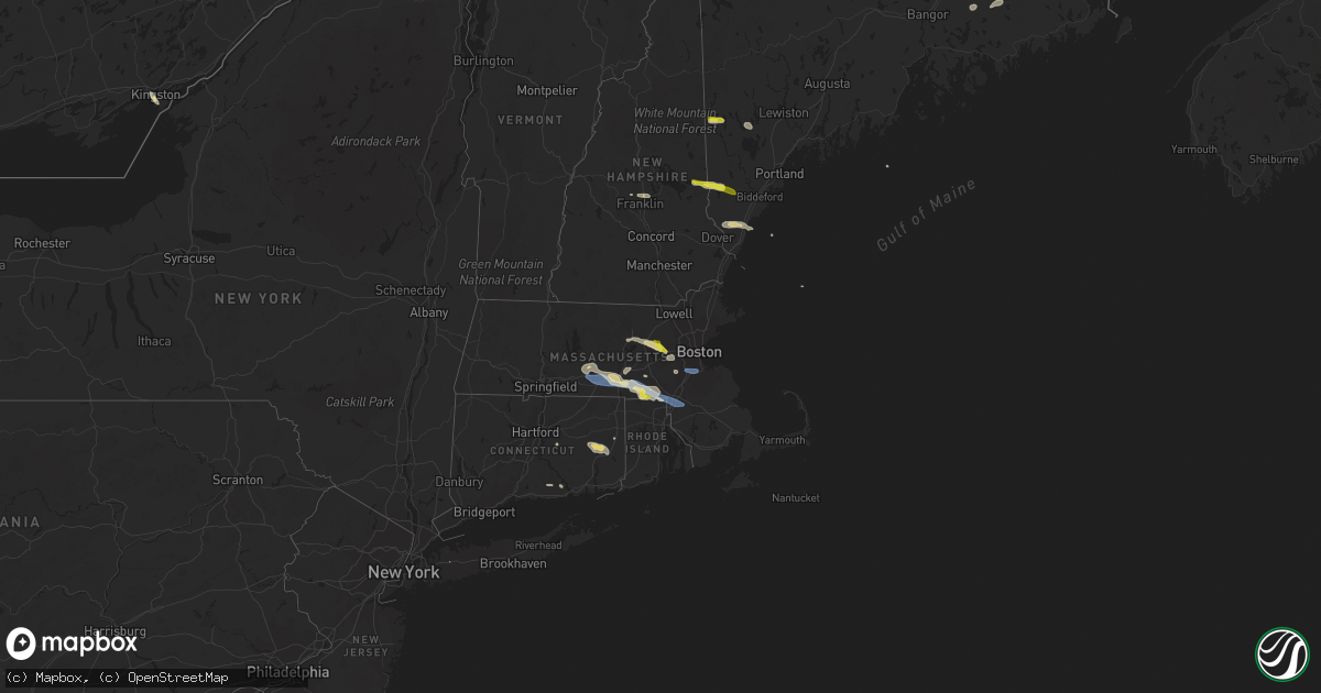 Hail map on June 6, 2020