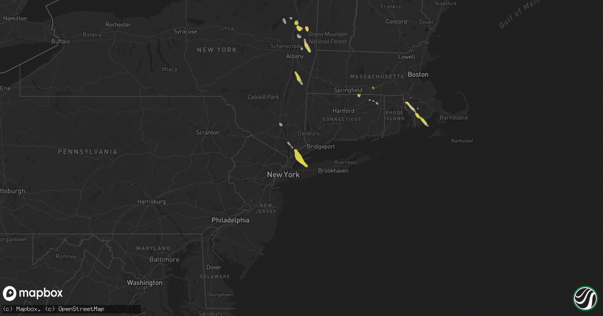 Hail map on June 6, 2023