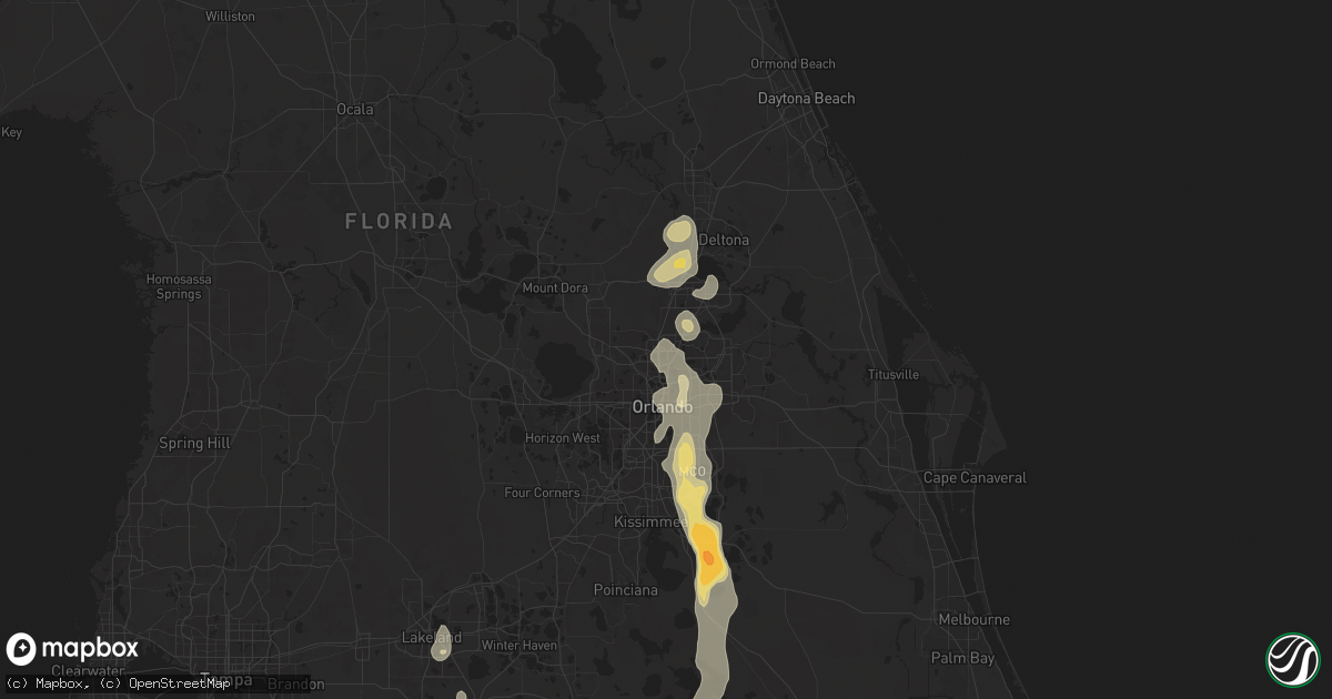 Hail map in Altamonte Springs, FL on June 6, 2024