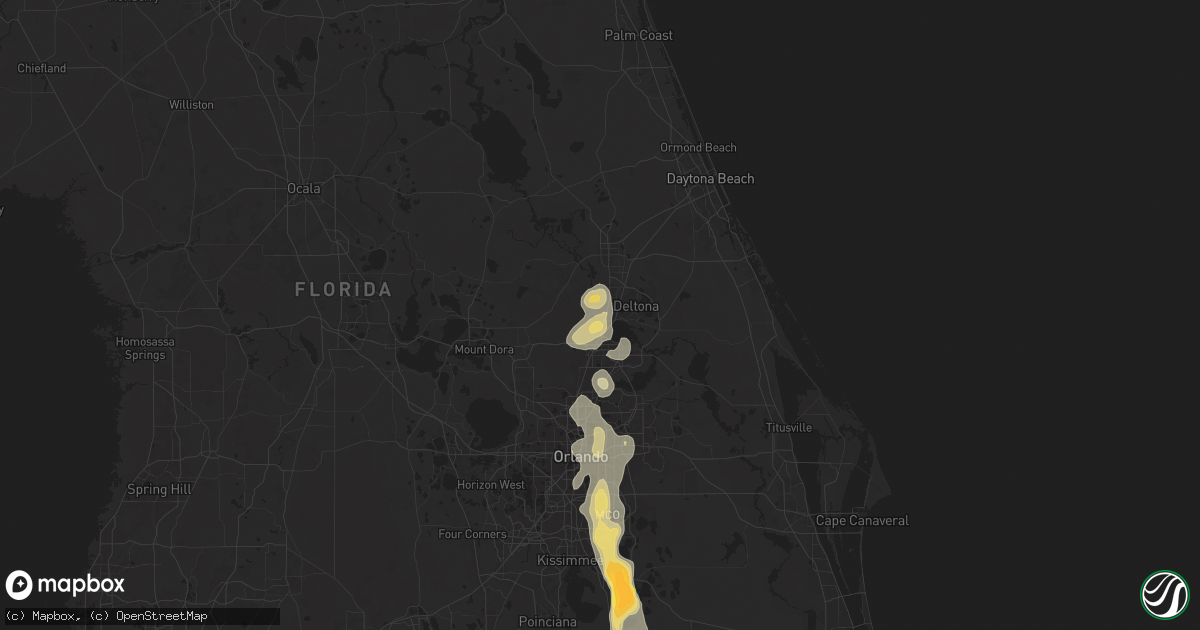 Hail map in Debary, FL on June 6, 2024