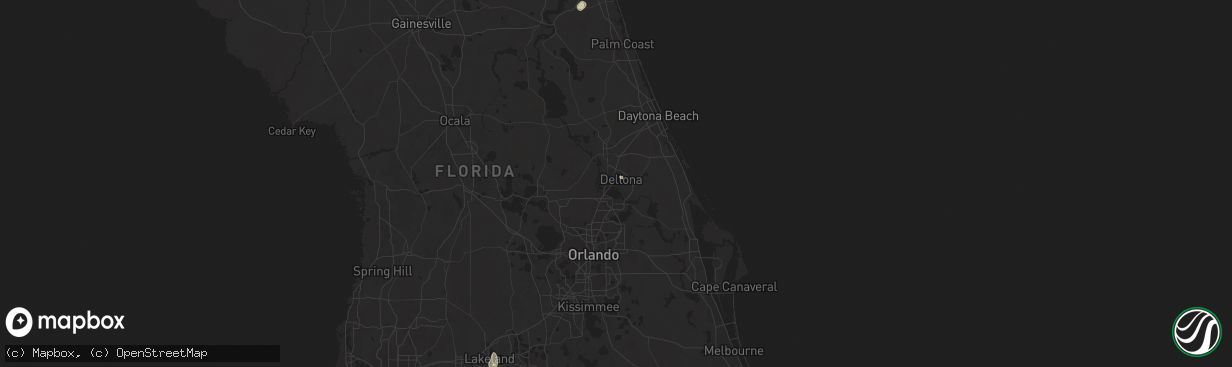 Hail map in Deltona, FL on June 6, 2024