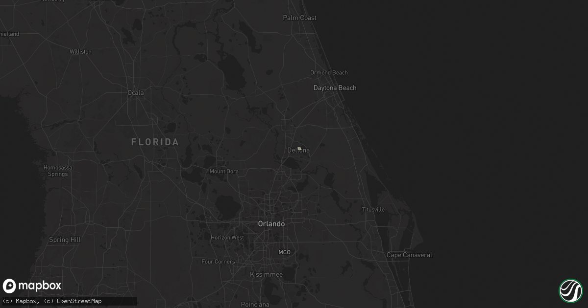 Hail map in Deltona, FL on June 6, 2024