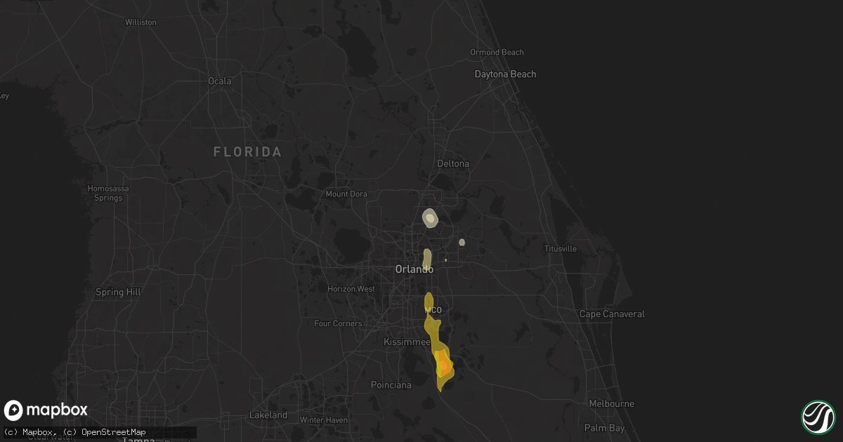 Hail map in Longwood, FL on June 6, 2024