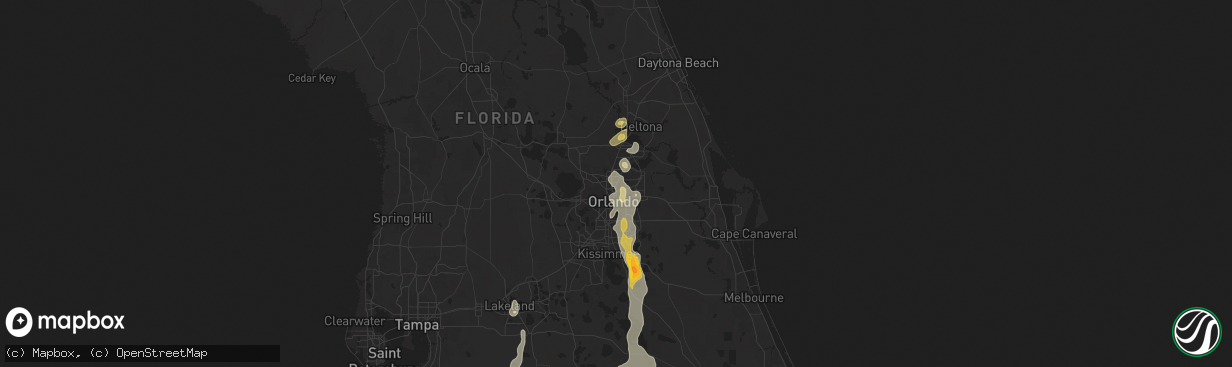 Hail map in Maitland, FL on June 6, 2024